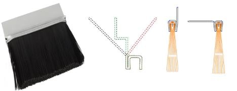 cepillo strip industrial perfil acero