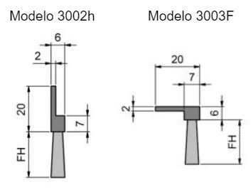 Mod Ala20 cepillo lineal plastico Mod Ala20 cepillo lineal plastico