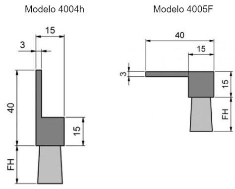 Mod Ala40x15 cepillo lineal plastico Mod Ala40x15 cepillo lineal plastico