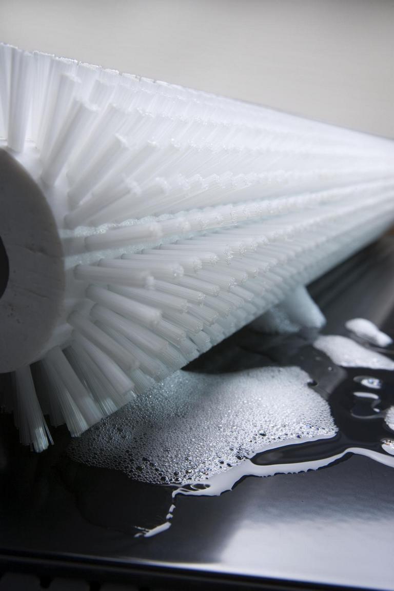 cepillo lavadora de vidrios industrial