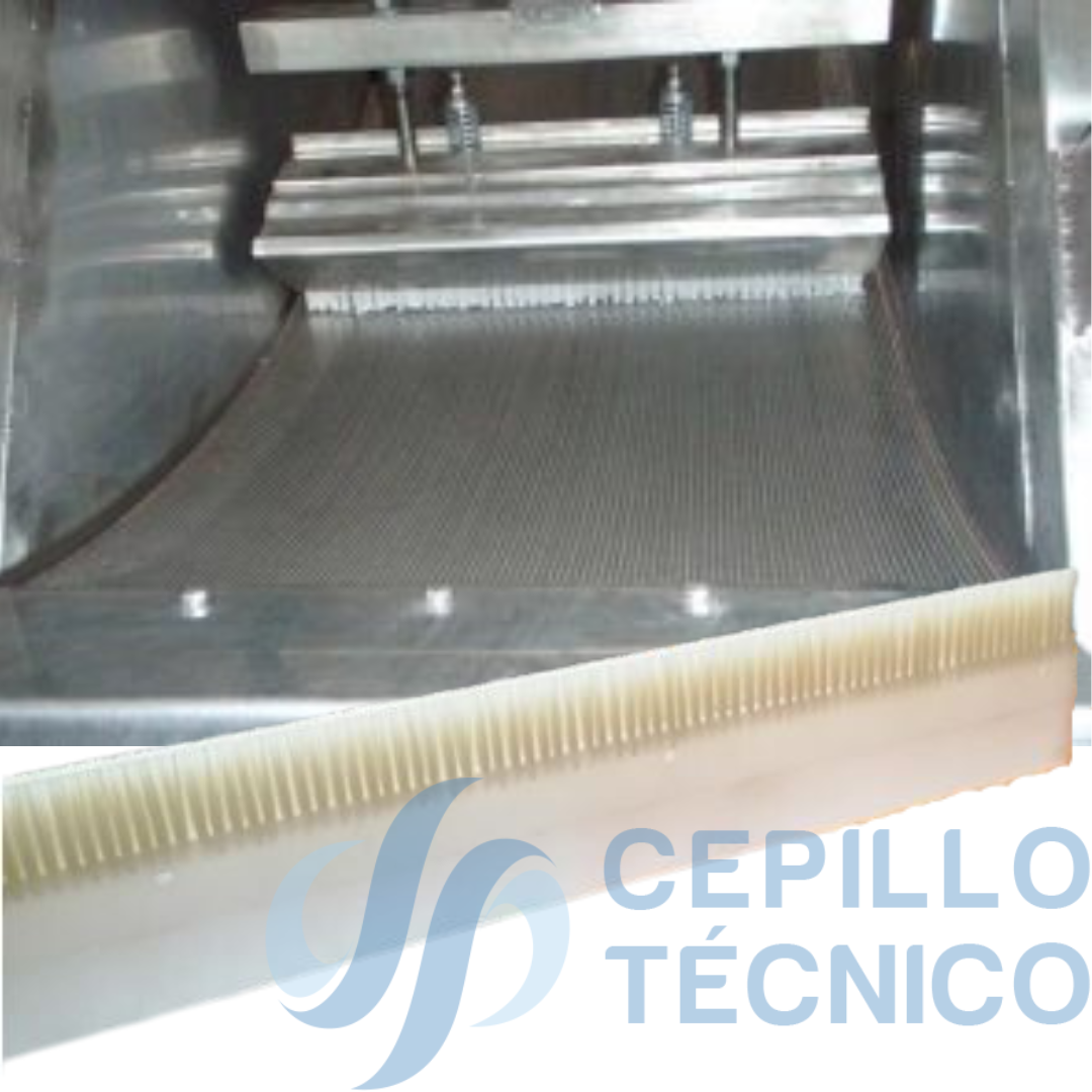 cepillo lsiton limpieza filtro estacion aguas residuales