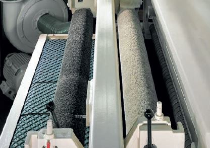 cepillo cilindrico en espiral desempolvado antiestático cepillo cilindrico en espiral desempolvado antiestático