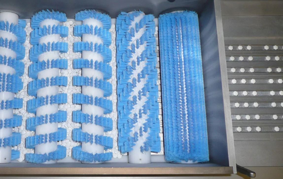 cepillo distribuidor y dosificador de pastillas cepillo distribuidor y dosificador de pastillas