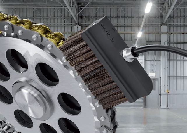 Greasing and Lubricating Brushes