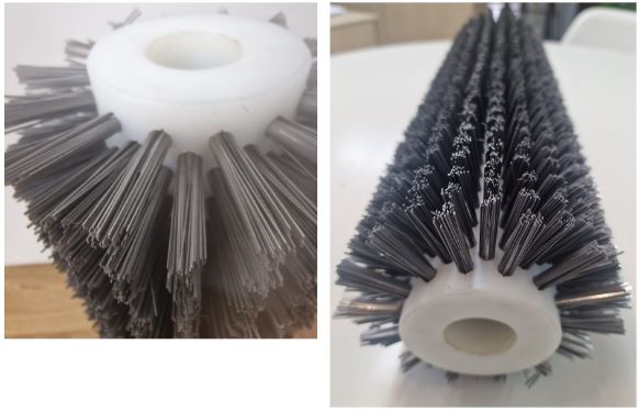 cepillos cilindricos pua metálica rascado bandejas panaderia cepillos cilindricos pua metálica rascado bandejas panaderia